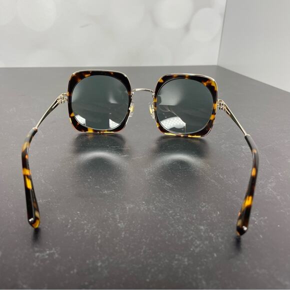 Marc Jacobs MJ1101/S 086QT Oversized Havana Metal Sunglasses Sz 53-24-145